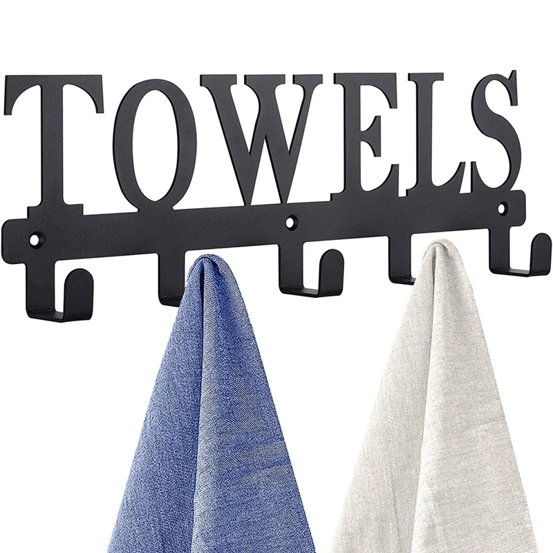 

Hot Sale Towel Holder for Bathroom,Towel Racks, Towel Hooks Door Hooks for Bathroom, Bedroom, Kitchen, Bathrobe, Clothing