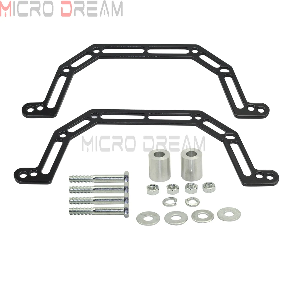

1 Set Black Motorcycle Aluminum ATV Front Lowering Kit Front Suspension 4" for Polaris Predator 500 2003 2004 2005 2006 2007