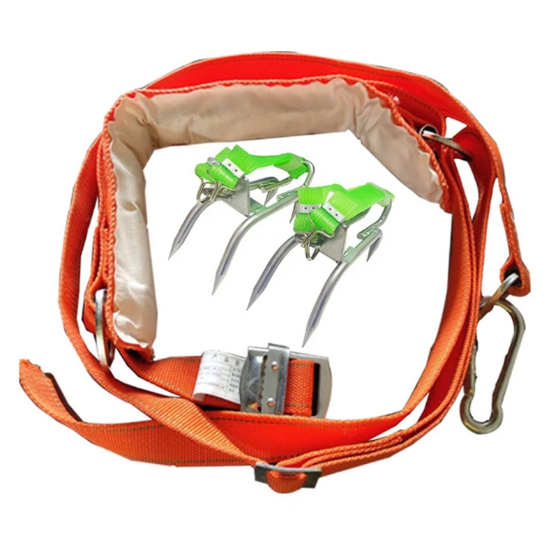 Juego de Herramientas antideslizantes para escalada de árboles, Kit de utensilios para caza, observación, recolección de fruta y coco