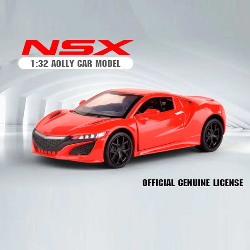 Модель автомобиля под давлением Acura NSX 1:32 металлический спортивный автомобиль из