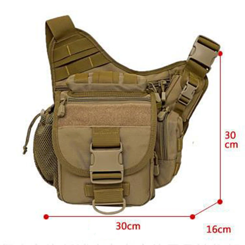 Нейлоновая сумка мессенджер для улицы в стиле милитари мужские