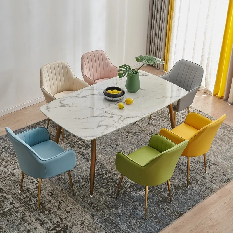 Современный дизайн мягкий обеденный стул модный прозрачный для гостиной мебель