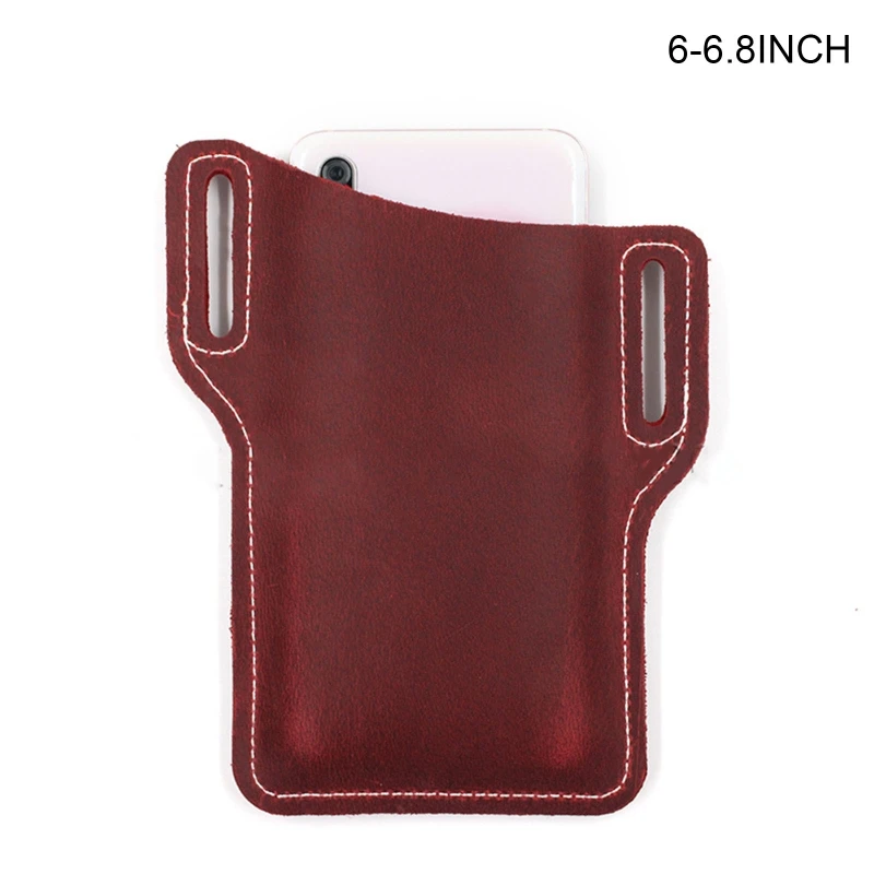 

Men Phone Carrier Belt Hip Pouch Hanging Waist Bag Holster Wallet PU Leather Carrying Case Mini Travel Messager Pack Phone 20CA