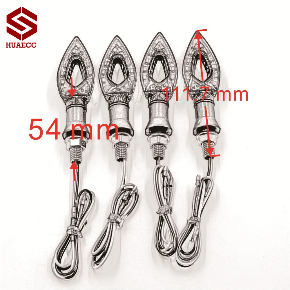 

4x LED Motorcycle Turn Signals Light Led Tail Lights Indicators for Suzuki Kawasaki Ducati Motorbike Motorcycle Accessories