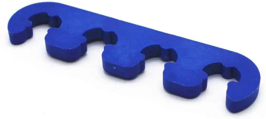 Синяя Свеча зажигания кабельные разделители 7 мм 8 9 универсальные подходят для