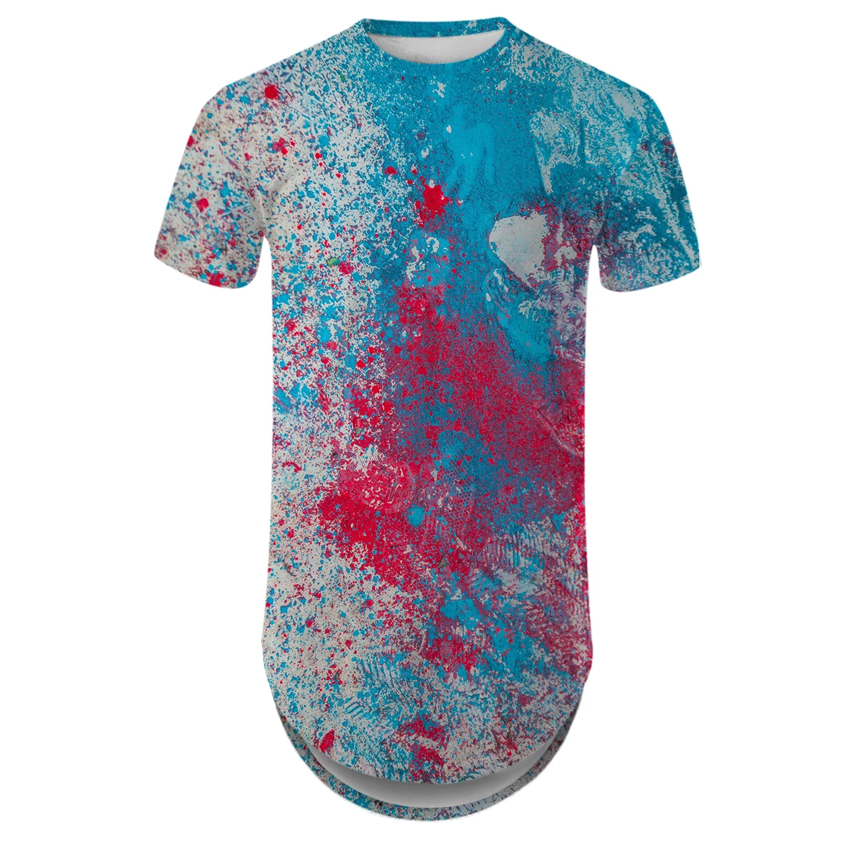 

Новая повседневная мужская футболка Cloudstyle, летняя модная футболка с короткими рукавами и 3D круглым вырезом, мужские топы большого размера с...