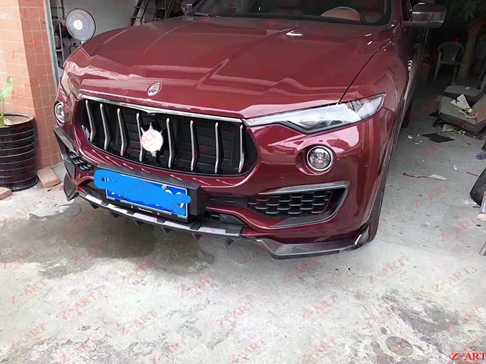 Z ART углеродное волокно аэродинамическим комплектом для Maserati Levante 2017 2020 тюнинг