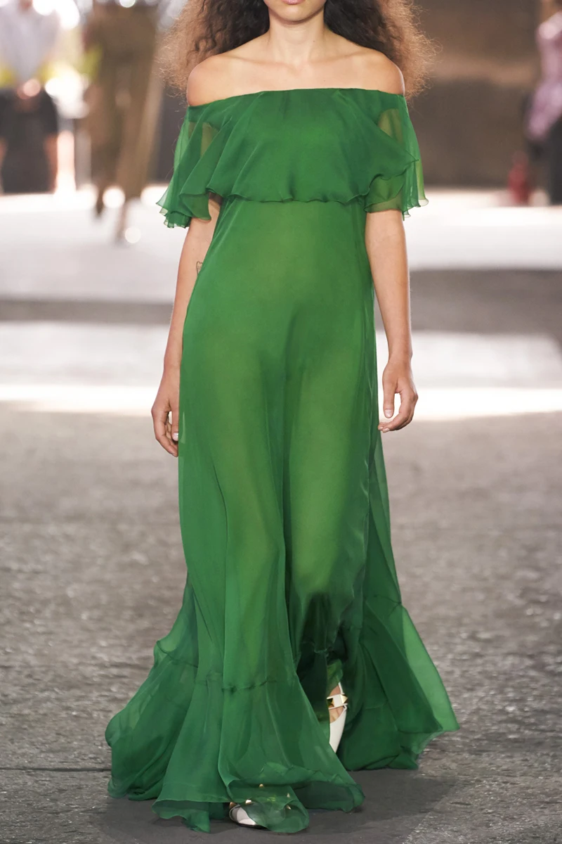 

Super Fairy Temperament, One-shoulder Dress, Seaside Vacation, Waist-waisted, Thin, Long Skirt, Elegant Palace Style Dresses