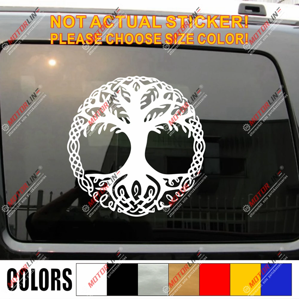 

Yggdrasil Tree of Life Decal Sticker Viking Odin Norse Norway Norwegian Vinyl