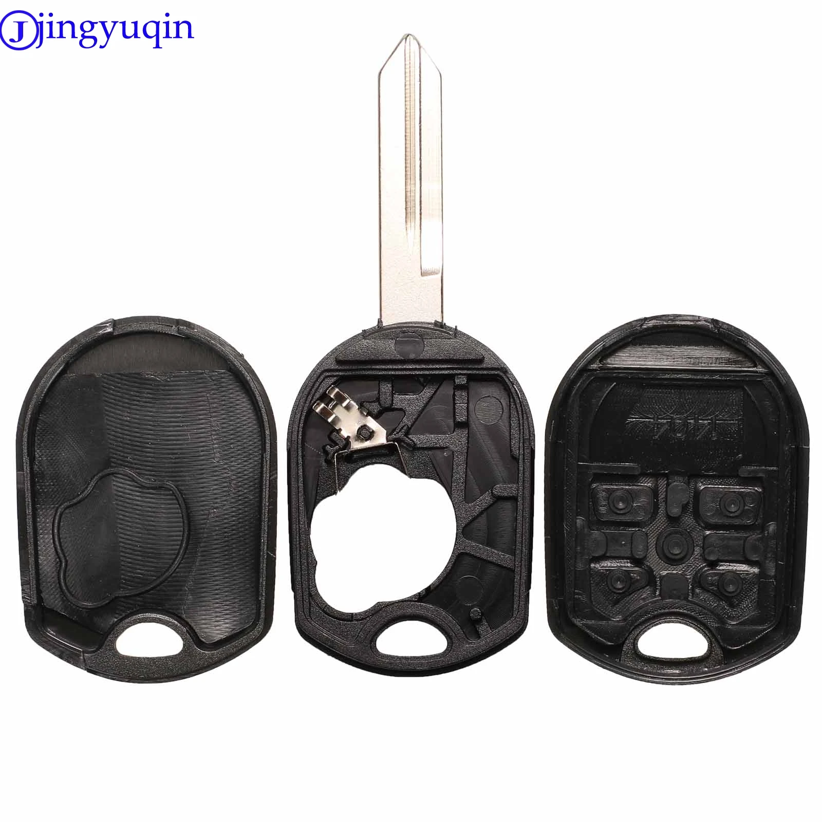 Jingyuqin 10ps дистанционный автомобильный чехол для ключей Fob FORD Expedition Mustang F150 F250-350
