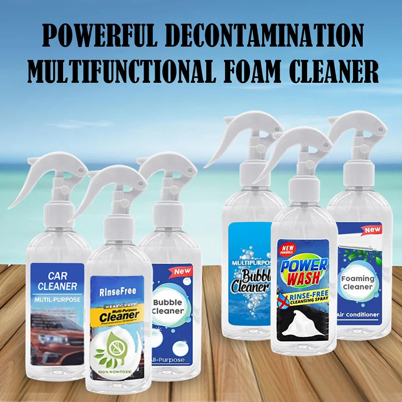 

Kitchen Grease Cleaner Rust Remove Multi-Purpose Foam Cleaner Bubble Cleaner Household Cleaning Tool Bubble Spray S7