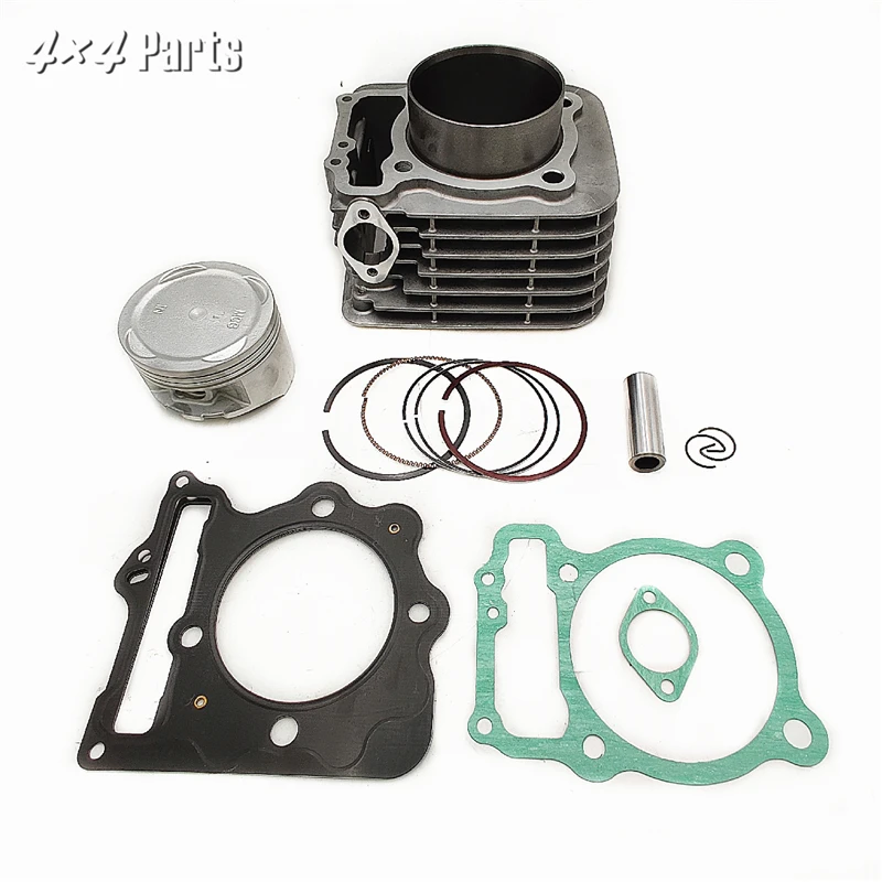 85MM Cylinder Piston Ring Gasket Top End Kit 1999-2007 For Honda Sportrax 400 TRX400EX 400EX 12100-KCY-670, 12191-KCY-672