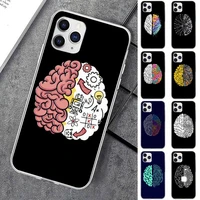 brain test tricky puzzles games phone case for iphone 11 12 13 mini pro xs max 8 7 6 6s plus x 5s se 2020 xr case