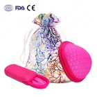 4 шт. многоразовые диски для менструации, плоский дизайн, сверхтонкие Стерилизующие силиконовые тампоны или прокладки для менструации, альтернативные прямые поставки