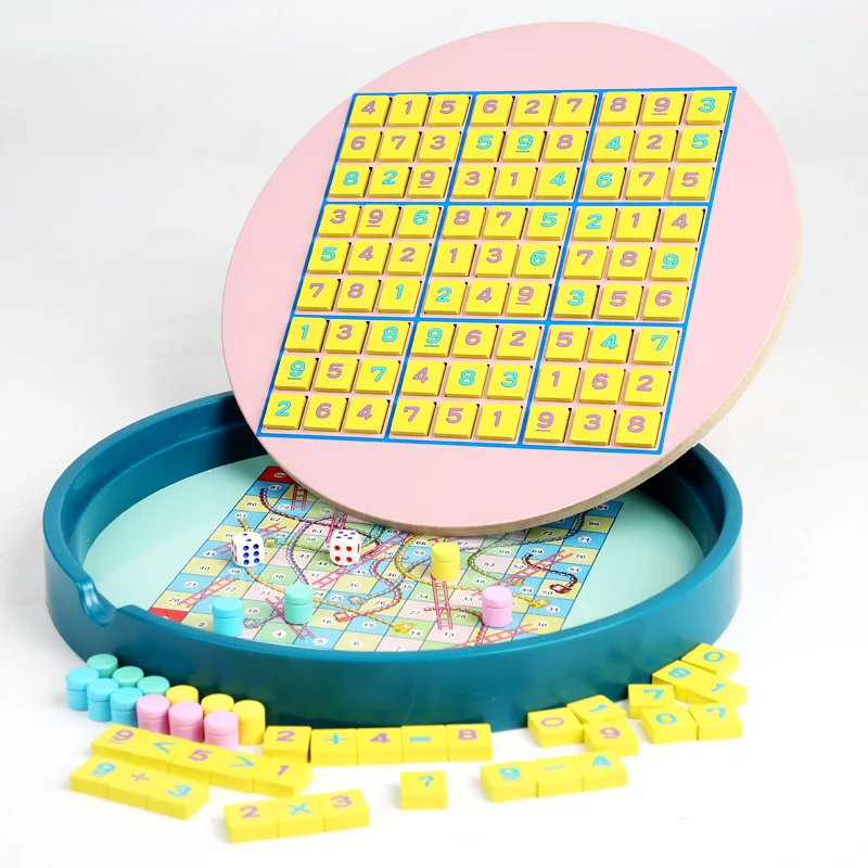 5 в 1 Sudoku шахматы многофункциональные игры Раннее детство образовательный