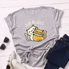 Летняя женская футболка S-5XL размера плюс, хлопок, забавные кошки, принт, короткий рукав, женские футболки и топы в стиле кэжуал, свободная женская футболка с круглым вырезом