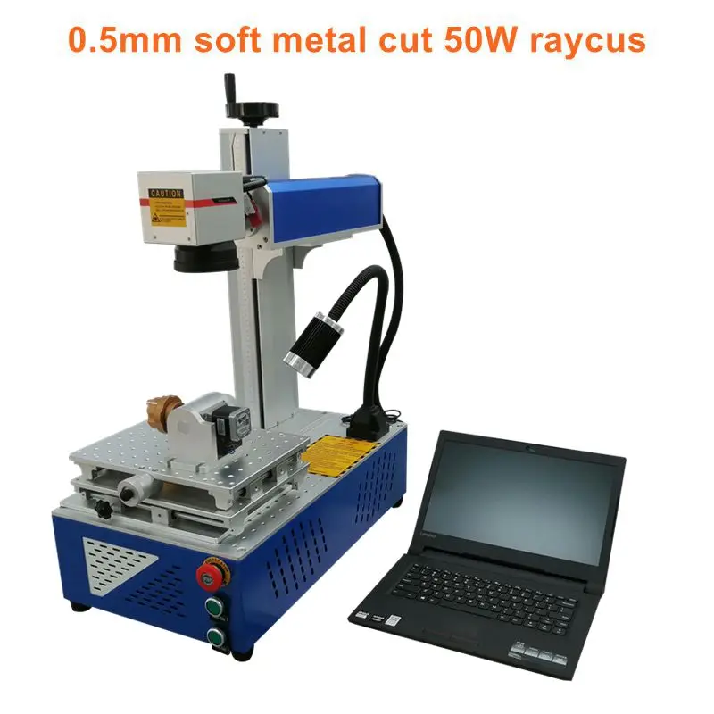 Мини волоконно лазерная маркировочная машина цена с 20 Вт 30 Raycus лазерный источник