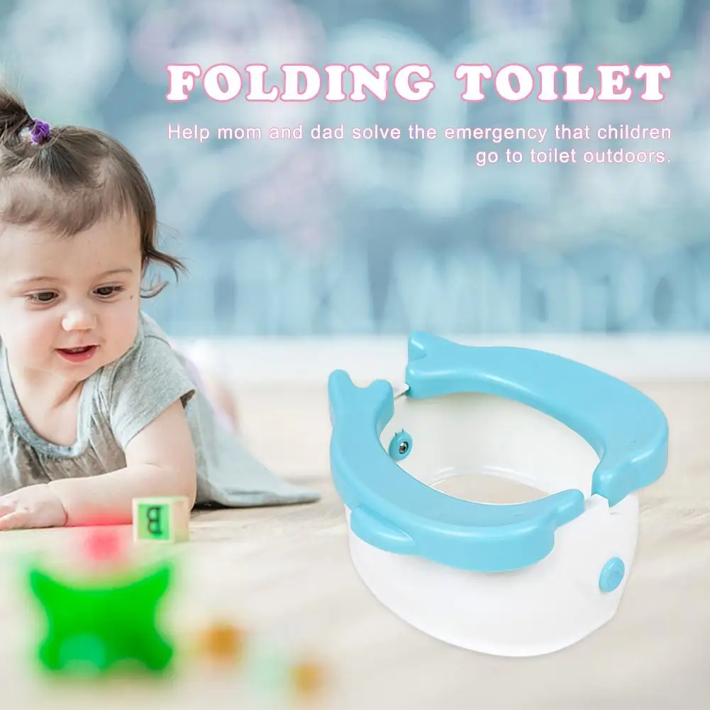Портативный складной пластиковый горшок для путешествий многоразовые Чехлы