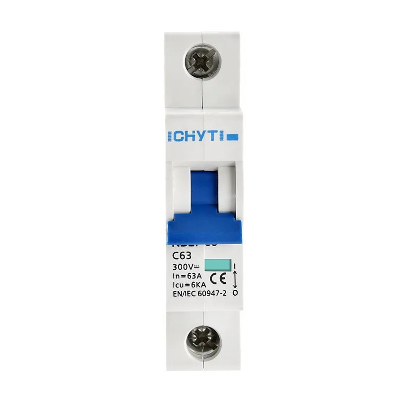 CHYT NBL7-63 2P PV Din Rail DC 600V 1000V 63A 6kA Solar Switch Mini Circuit Breaker MCB For Photovoltaic |