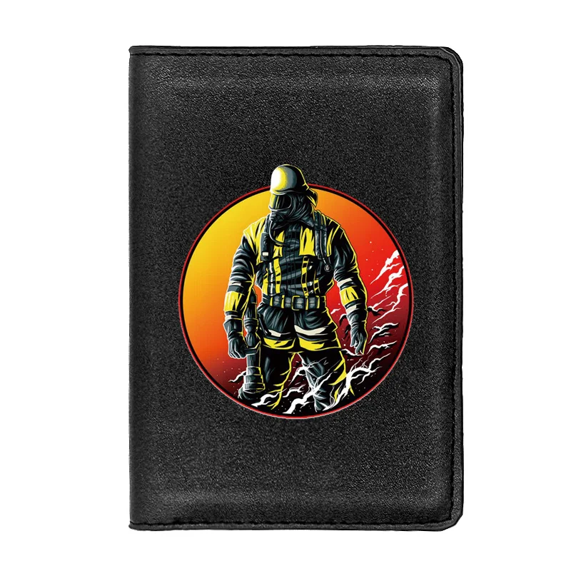 

Кожаная обложка для паспорта для пожарных, мужчин и женщин