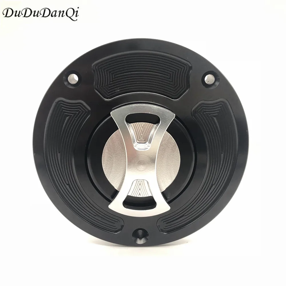 silver CNC мотоцикл части замок ключ зажигания Газ масло Топливный бак Крышка для Honda CBR650R CB650R CB650F CBR650F CB500F CB500X - Цвет: silver