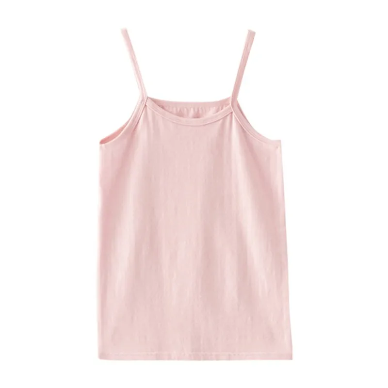 Нательная майка для маленьких девочек детское хлопковое нижнее белье с принтом