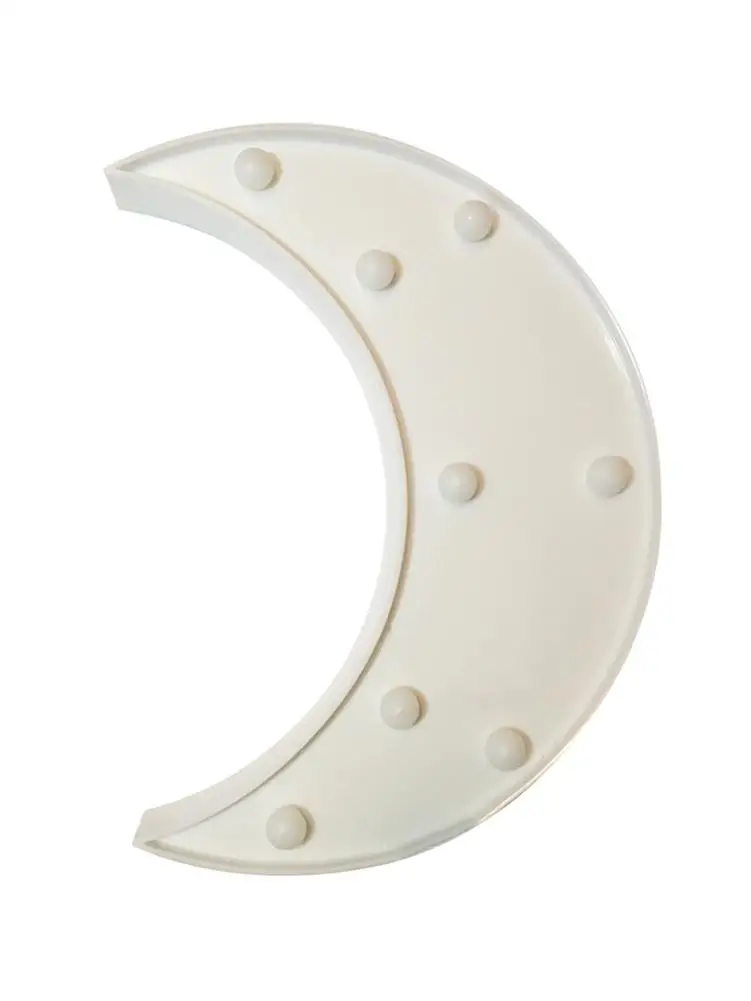 Милый 3D Луна светодиодный ночной Светильник прекрасный Настольный настенный