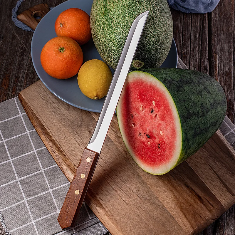 

Household Stainless Steel Long Fruit Knife for Cutting Honey Super Fast Use for Slaughtering and Cutting Barbecue