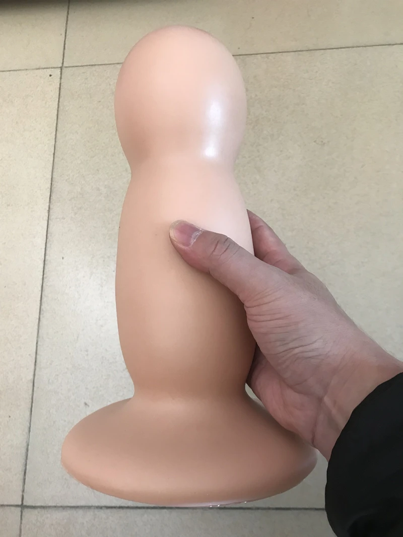 Большая Коричневая Анальная пробка унисекс для пожилых мужчин массажер простаты