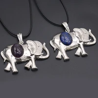 fashion animal shape pendant necklace high quality natural shell alloy pendant necklace for men women charms jewelry gift