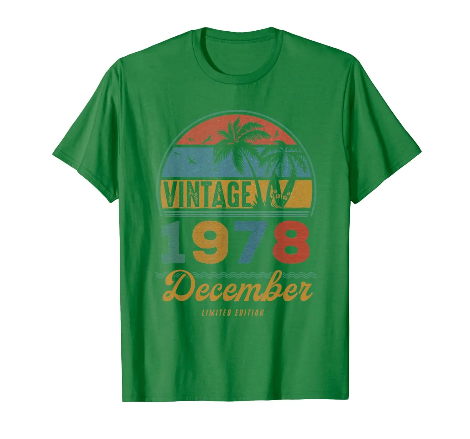 

December Vintage 1978 Summer Clothing 41st Birthday Gift T-Shirt