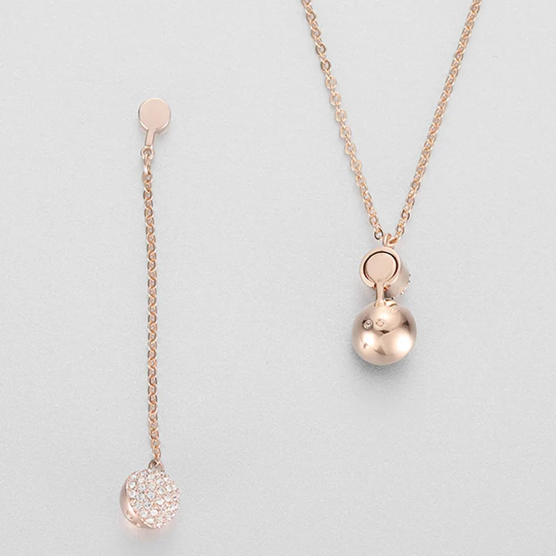 

PANDOO Fashion Charm Pure 925 Silver Original 1:1 Copy, Shining Dazzling Tassel Fashion Necklace Female Luxury Jewelry Gifts