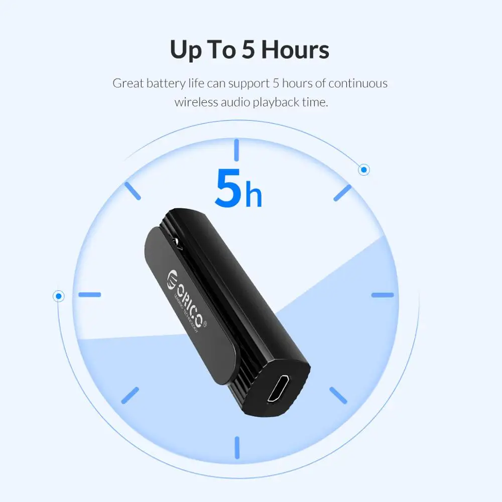 ORICO Bluetooth приемник 5 0 + EDR 3 мм AUX адаптер для автомобиля ПК наушники Динамик Музыка