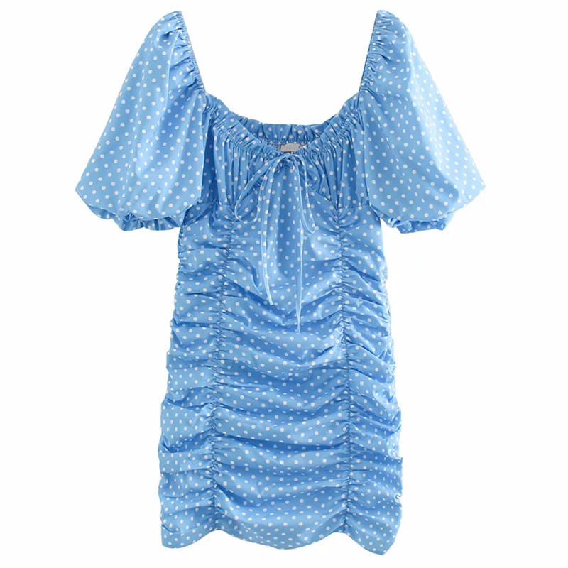 Женское платье-карандаш с V-образным вырезом коротким рукавом | Женская одежда