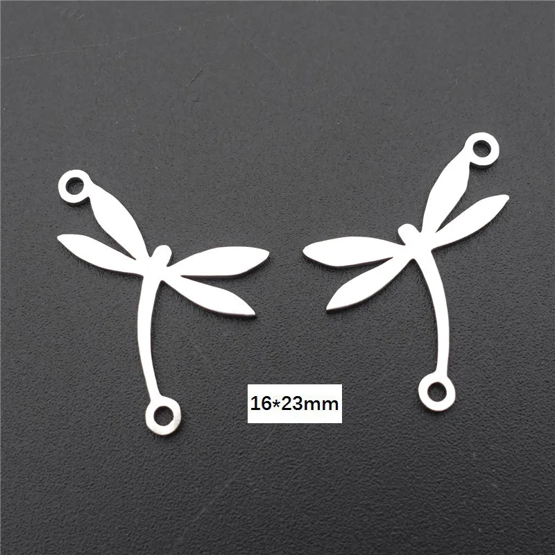 50 шт. 2 петли Нержавеющая сталь Разъем Шарм кота совы морской конек Дельфин