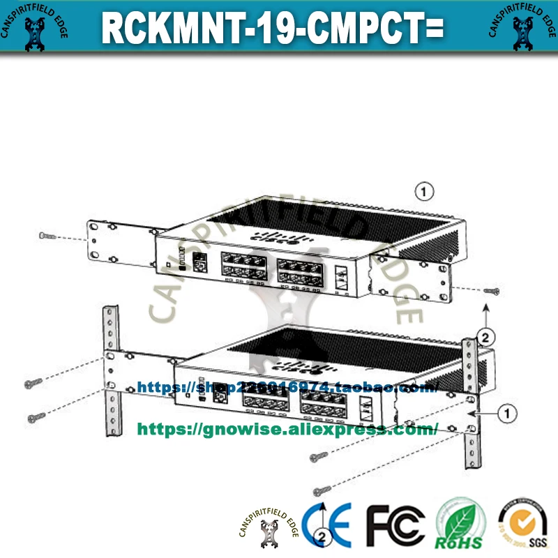 

NO .1 19" Rack mount kits RCKMNT-19-CMPCT= for Cisco WS-C2960L-16TS-LL Swtich