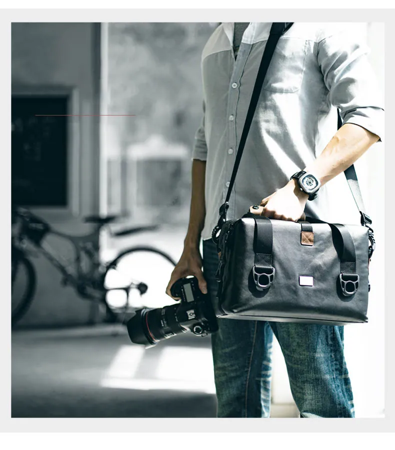 Большая водонепроницаемая сумка Roadfisher для фотокамеры тканевый чехол Canon Nikon Sony