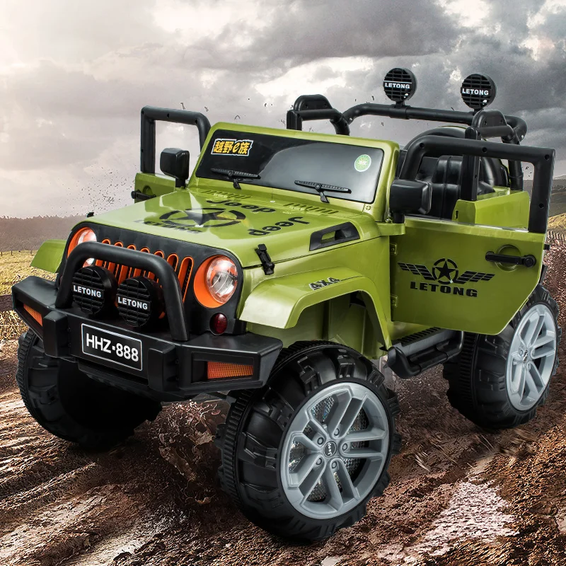 Четырехколесный внедорожник Детский электромобиль может сидеть негабаритно
