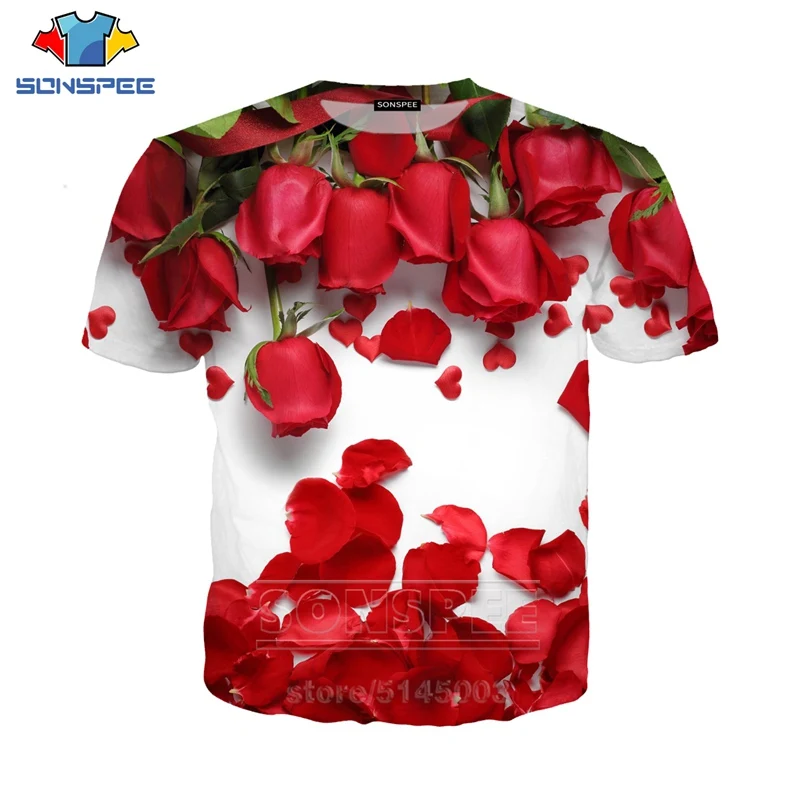 Футболка с цветочным принтом для мужчин и женщин свитшот Гиацинтом уличная