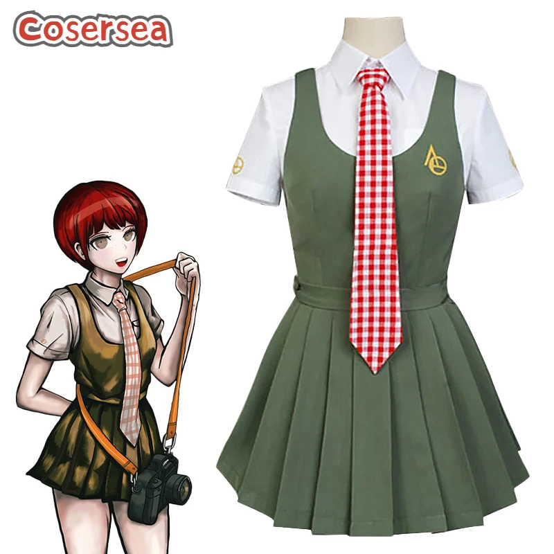 

Cosersea Game Danganronpa 3: The End of Hope's Peak High School Koizumi Mahiru Cosplay Costume Women Uniform Suit Fullset