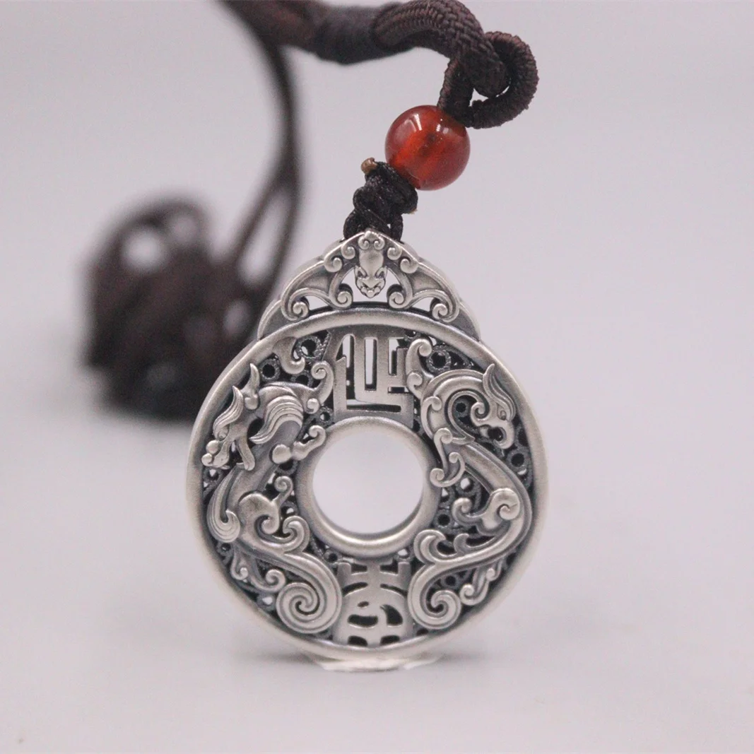 

Подвеска из серебра 999 пробы, 7,8 г, 33 х28 мм