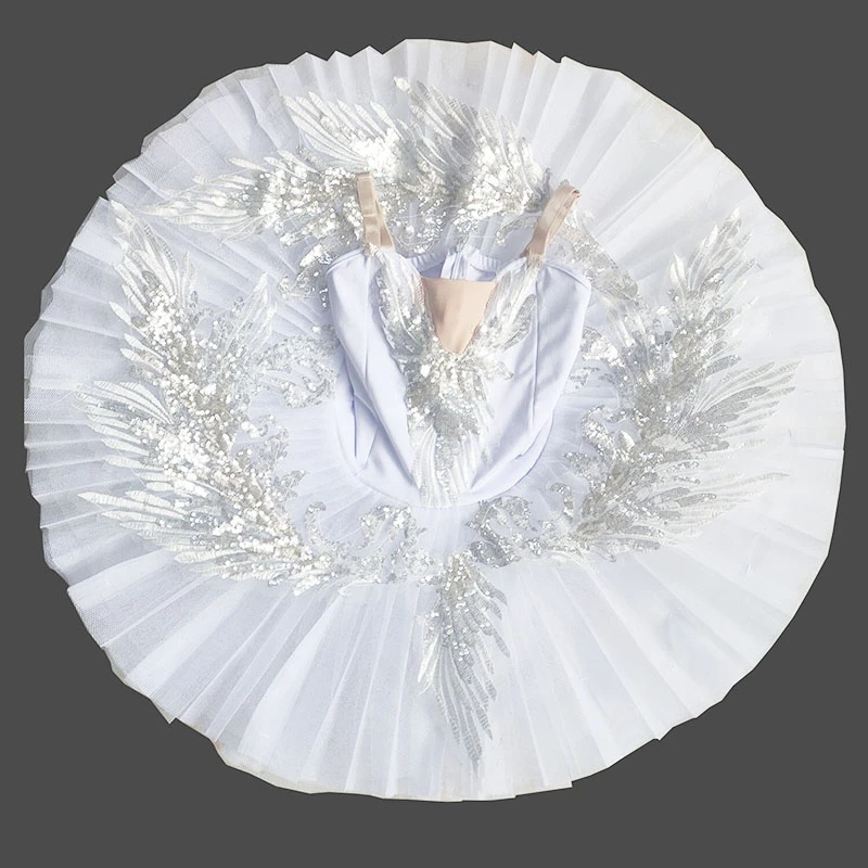 

2020 Songyuexia new White Swan Lake-tut de Ballet profesional para nios, adultos y mujeres, trajes para baile y Ballet