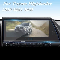 car screen protector navigation screen tempered glass film interior decoration for toyota highlander 2020 2021 2022 accessories