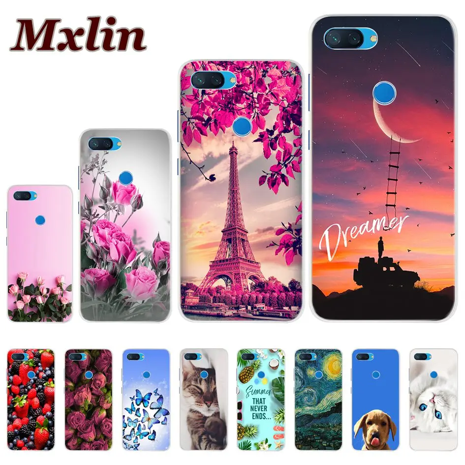 Чехол для Xiaomi Mi 8 силиконовый мягкий чехол из ТПУ Для Mi8 прозрачный телефона Funda