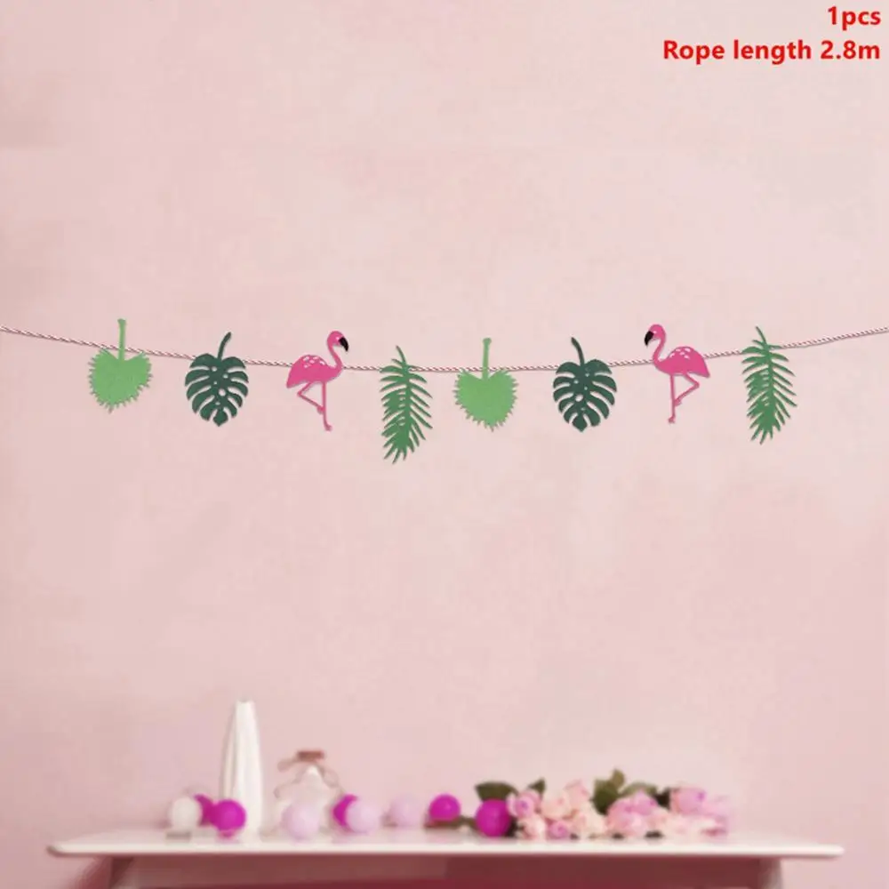 Summer Banners 4 Taoup 1 шт. пластиковые ананас Пальма розовые очки Фламинго летние тропические вечерние принадлежности Гавайские вечерние украшения сувениры для свадьбы - Цвет: Summer Banners 4