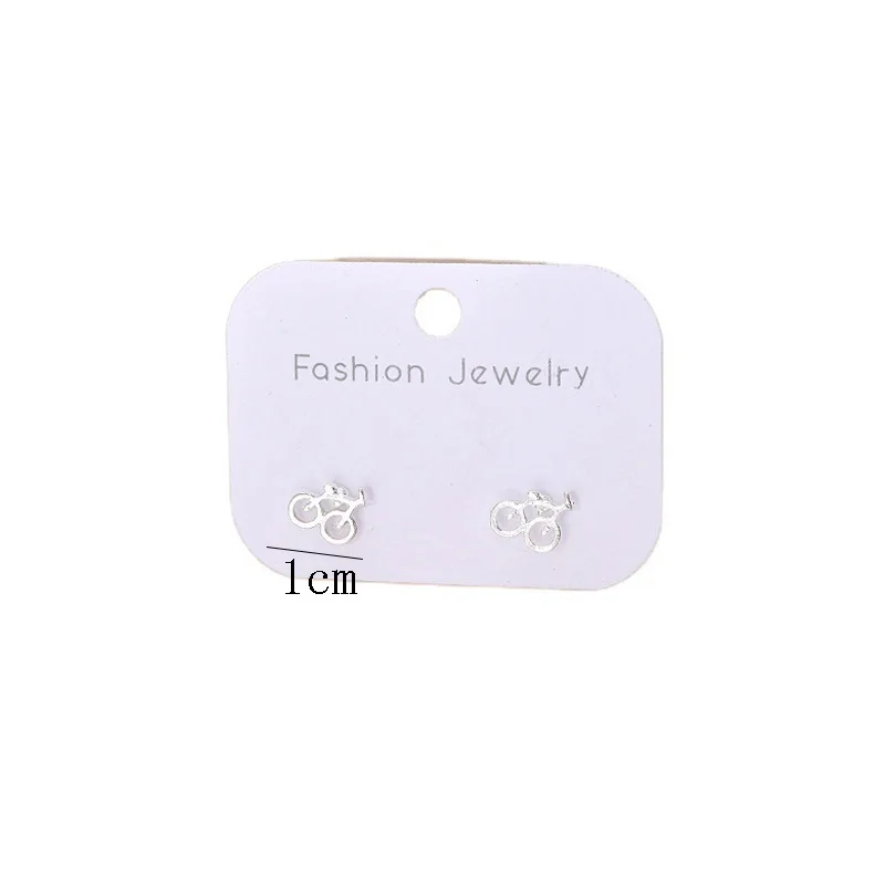 

Bohemian Fashion Simple Stud Earrings Geometric Fish Heart Bicycle Puzzle Umbrella for Women Girls Kids Jewelry Gifts