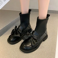 2022 womens rubber shoes rain round toe boots women flat heel luxury designer low 2021 black summer mid calf autumn fash new