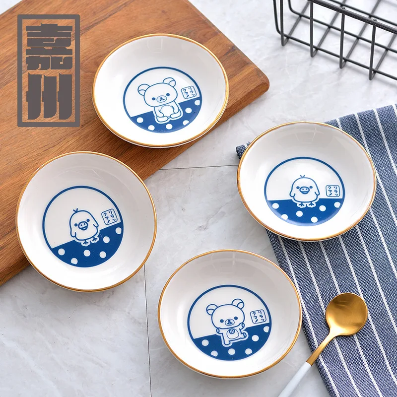 FANTERCY посуда соус креативный Медведь Керамический диск Пномпень 4 дюймовый