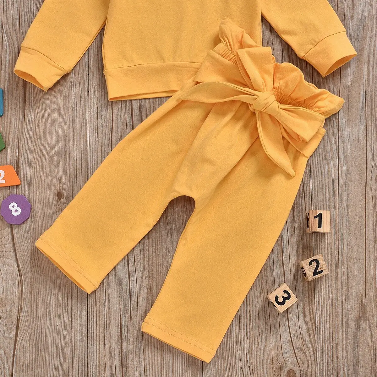 Новинка 2020 года 2 шт./лот хлопковая однотонная одежда с ушами для маленьких