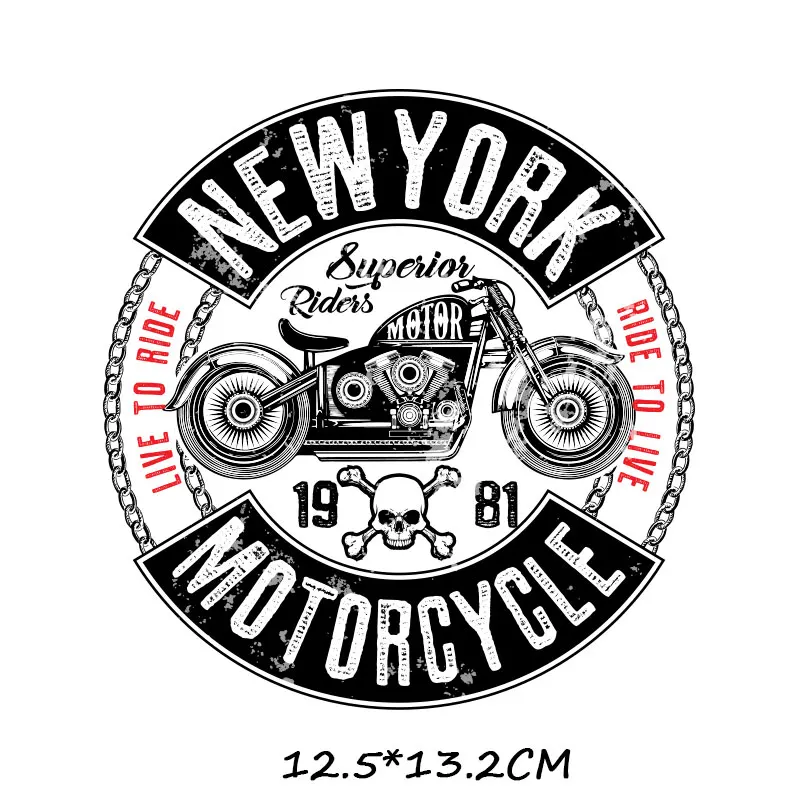 Термоклейкие нашивки мотоциклетные термоперенос для одежды байкерские значки